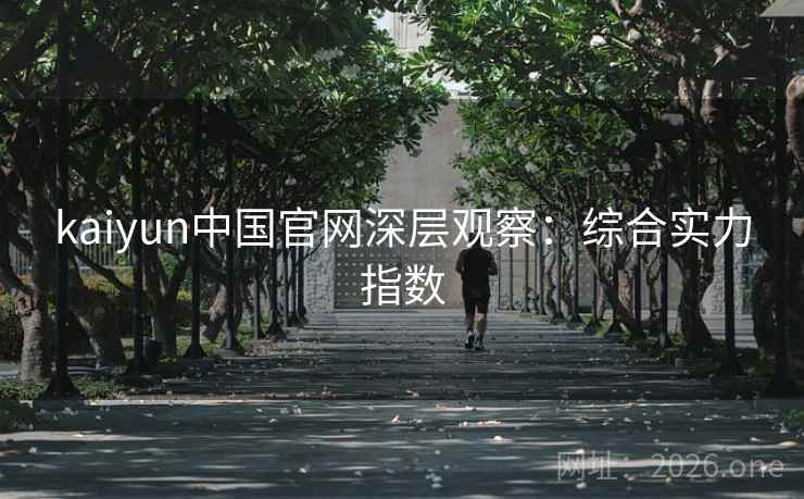 kaiyun中国官网深层观察：综合实力指数