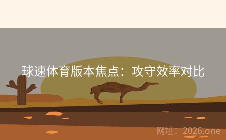 球速体育版本焦点：攻守效率对比