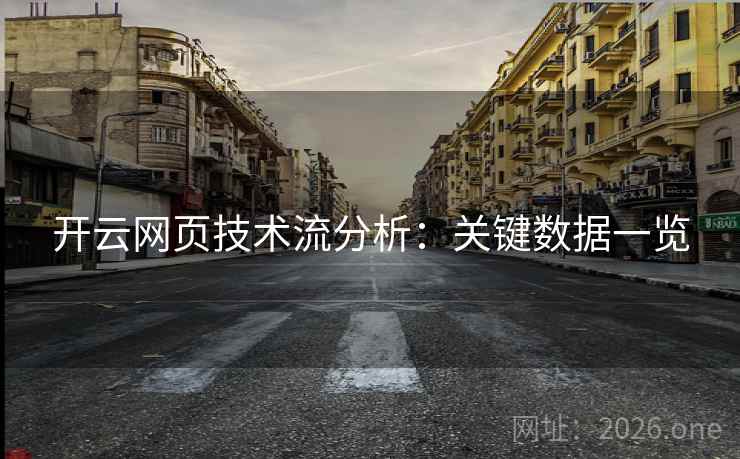 开云网页技术流分析：关键数据一览