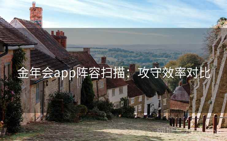 金年会app阵容扫描:攻守效率对比