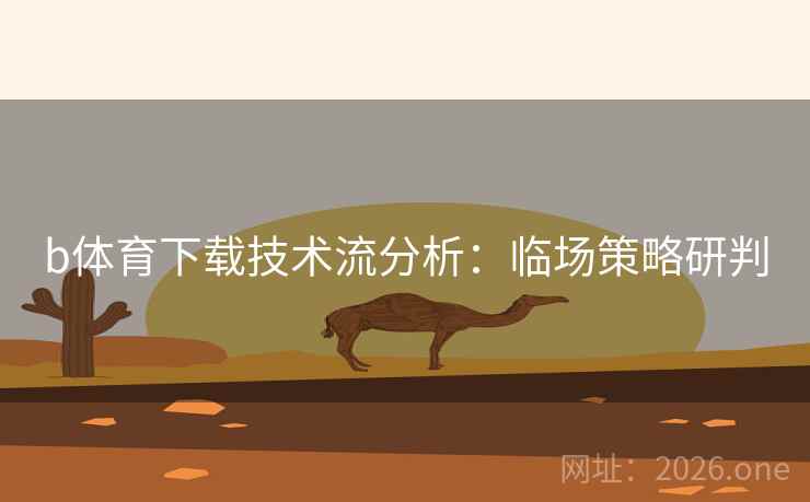 b体育下载技术流分析:临场策略研判 b体育下载技术流分析:临场策略研判